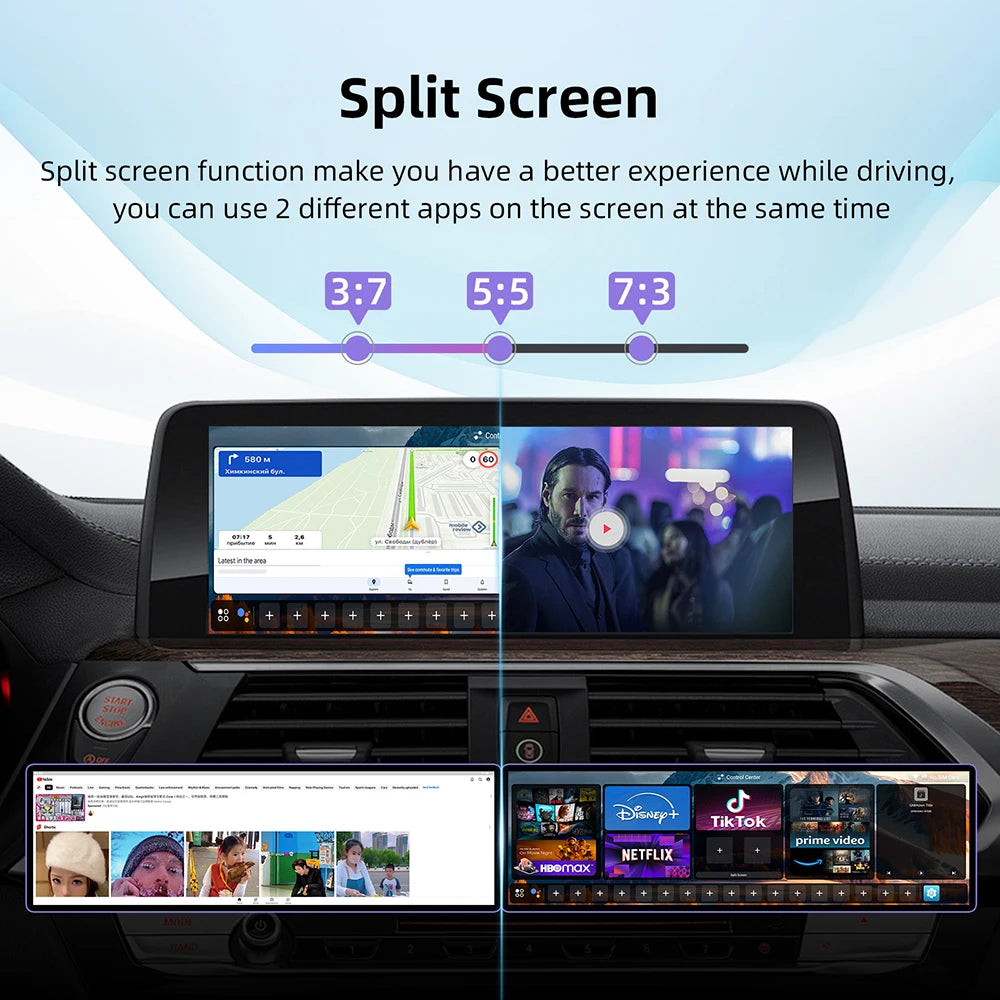 128GB Carplay Ai Box Wireless CarPlay Adapter Android 13 Ai Box QCM 6125 Play Store Netfli | AUTOKITSHOP