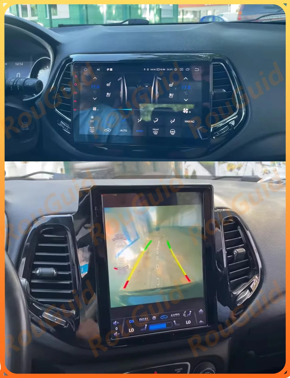 Android 16 Carplay Car Radio For Jeep Compass 2 MP 2016 2017 2018 2019 GPS Stereo 2K Scree | AUTOKITSHOP
