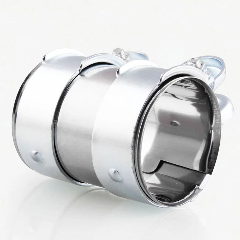 Exhaust Clamp 45mm 50mm 55mm 60mm 65mm 70mm 76mm Exhaust Tube Pipe Connector Joiner Sleeve Clamp - Automotive LED Light