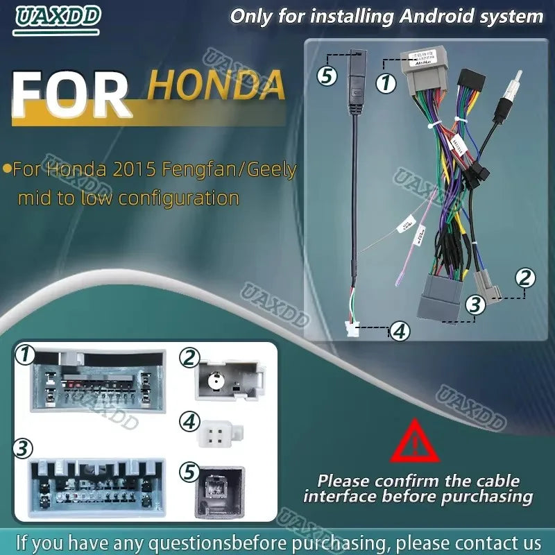 For HONDA HIGH End Cables 97-21 Crosstour ACCORD 02-22 FIT 06-20 CITY 97-23 CRV 01-17 STRE