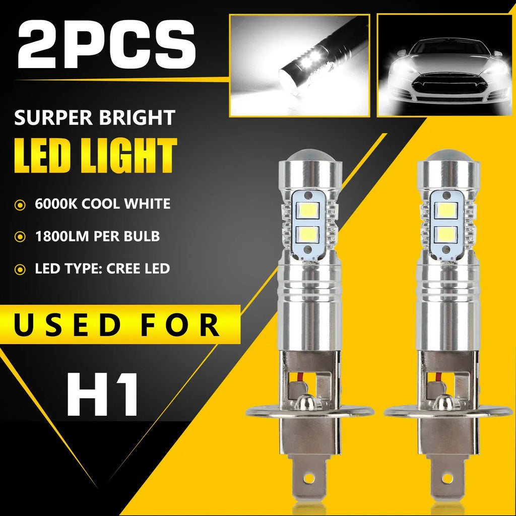 H1 H3 Led Bulb Super Bright 16000LM 880 881 Led Lights Car Fog Light Auto Driving Running