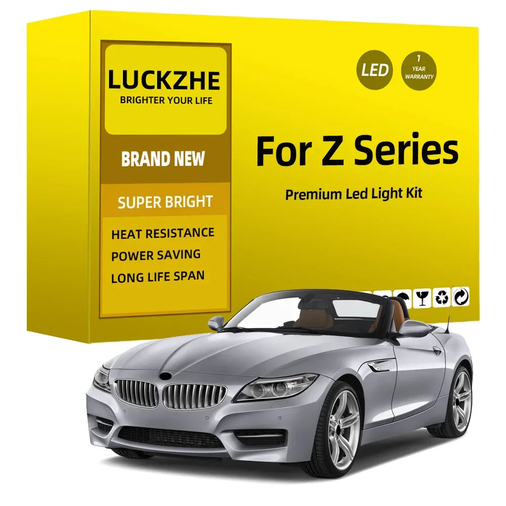 LED Interior Light Kit for BMW Z3 E36 Z4 Z8 E52 E85 E86 E89 Coupe Convertible Reading Lamp Bulbs Canbus No Error - Ca...
