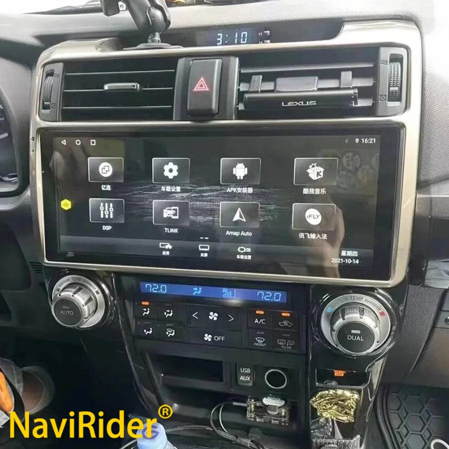 12.3inch For Toyota 4Runner 4 RUNNER 2009-2019 Android 13 Car Radio Multimedia Player GPS