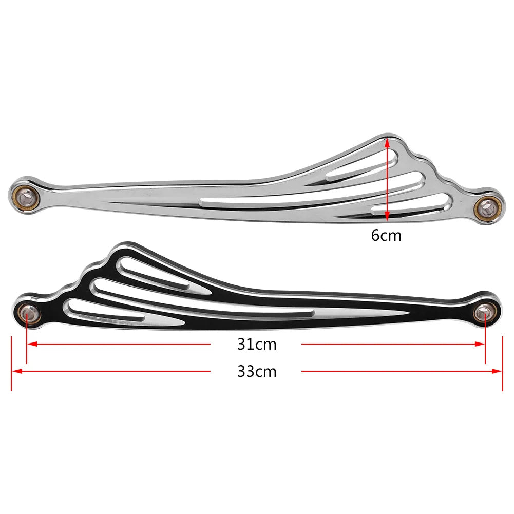 Black Wing CNC Gear Shift Lever Shift Linkage For Harley Touring Road King Softail Street Glide  - Automotive LED Light