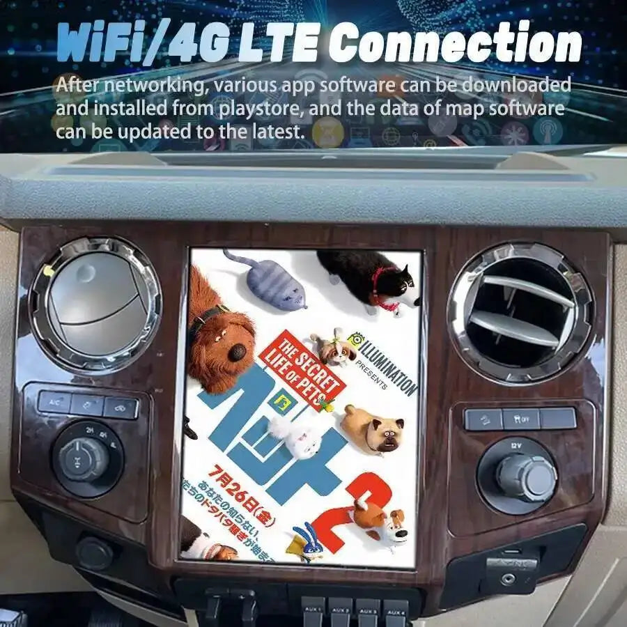 12.1inch Screen Android Car Radio For Ford F250 F350 F450 F650 2009-2014 GPS Carplay Multi | AUTOKITSHOP
