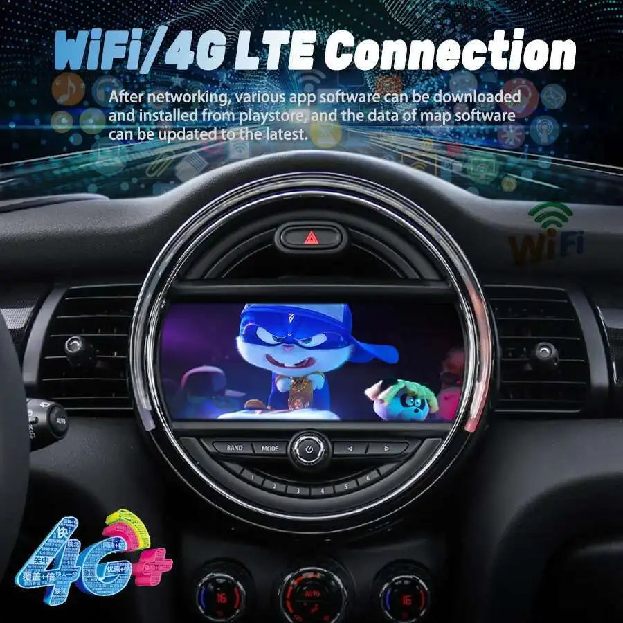 9inch Android Head Unit Carplay For BMW Mini One 2017 F55 Cooper F56 Clubman F54 2015-2018