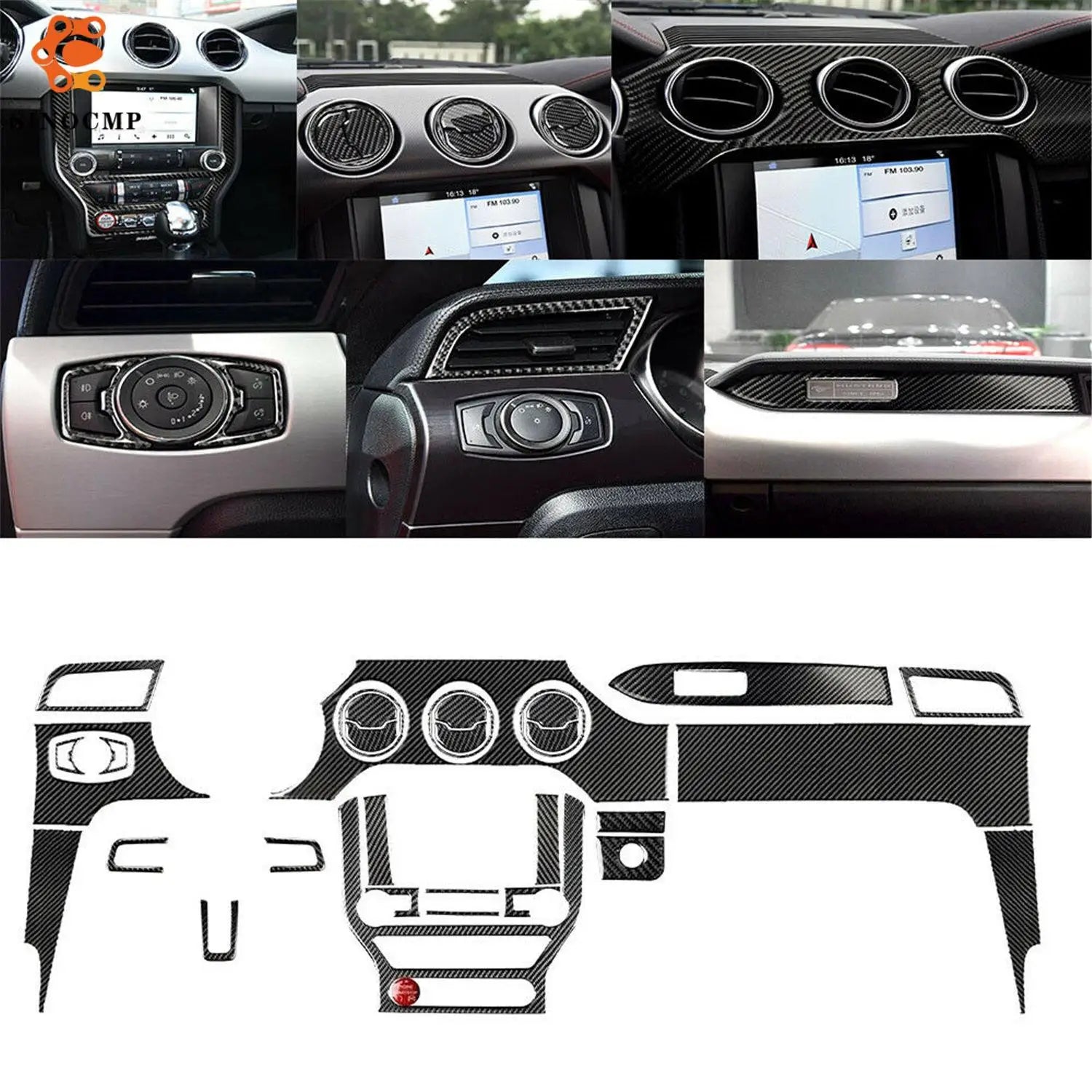 31-Piece LED Interior Light Kit for Ford 2015-2019 - Canbus Error-Free Interior Bulbs