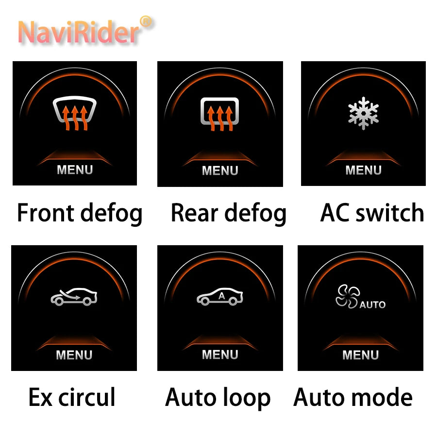 For BMW 3 Series F30 2013-2019 Climate Control LCD AC Panel Upgrade Display Screen Climate