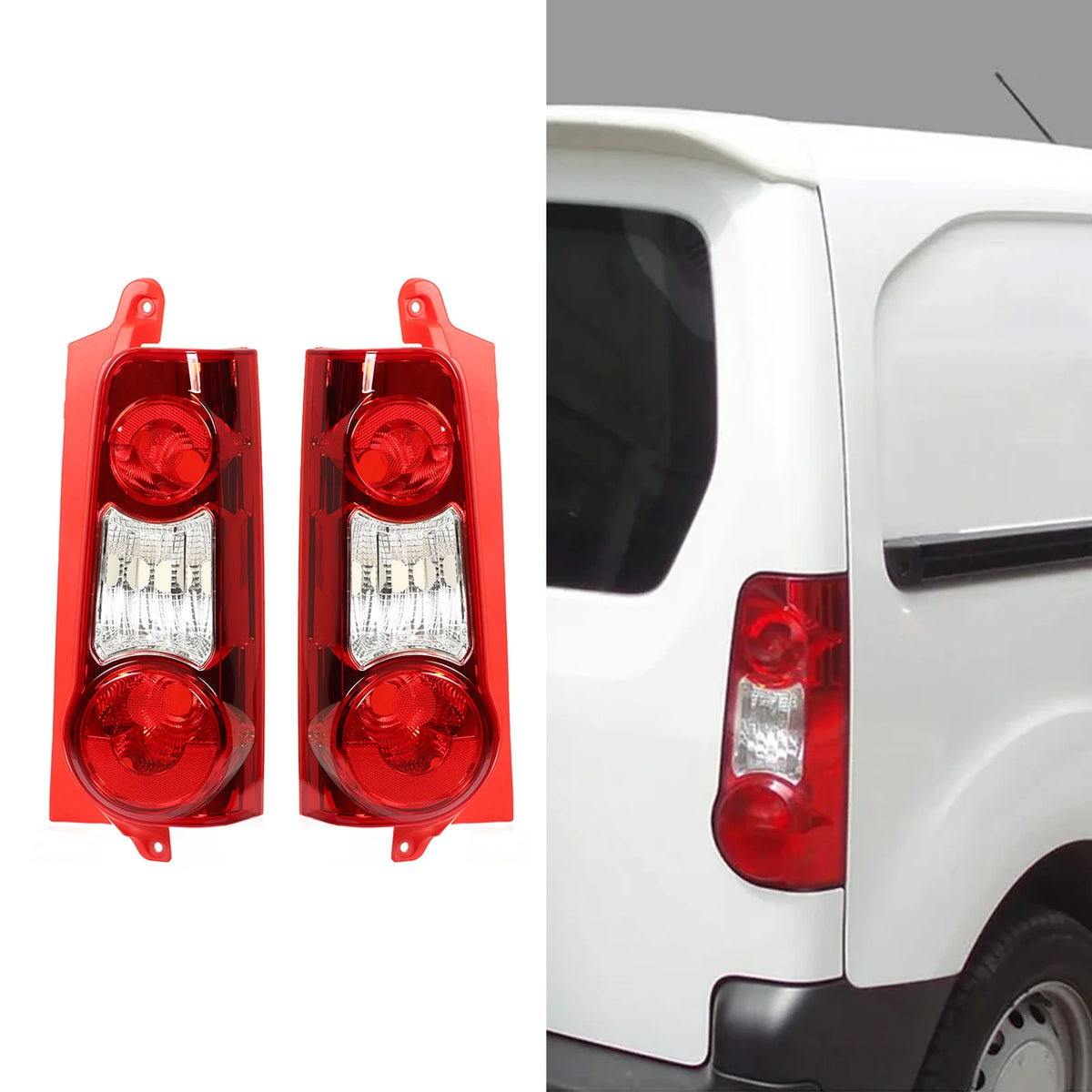 Car Taillight 6351FJ Waterproof High Power Brake Light Replacement For PEUGEOT PARTNER 2008 to 2 - Canbus LED Car Light