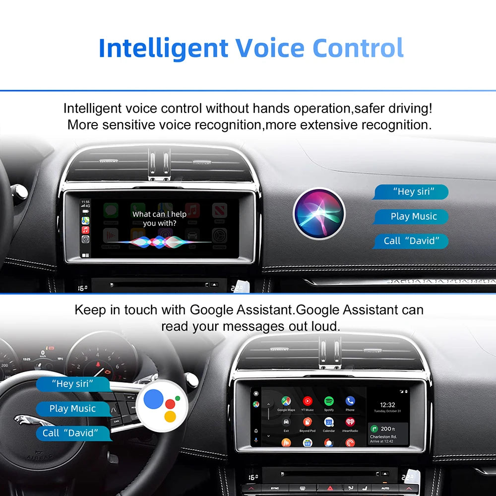 Wireless CarPlay Android Auto decoder box CarPlay Interface for 10.25 inches for Ranger Ro