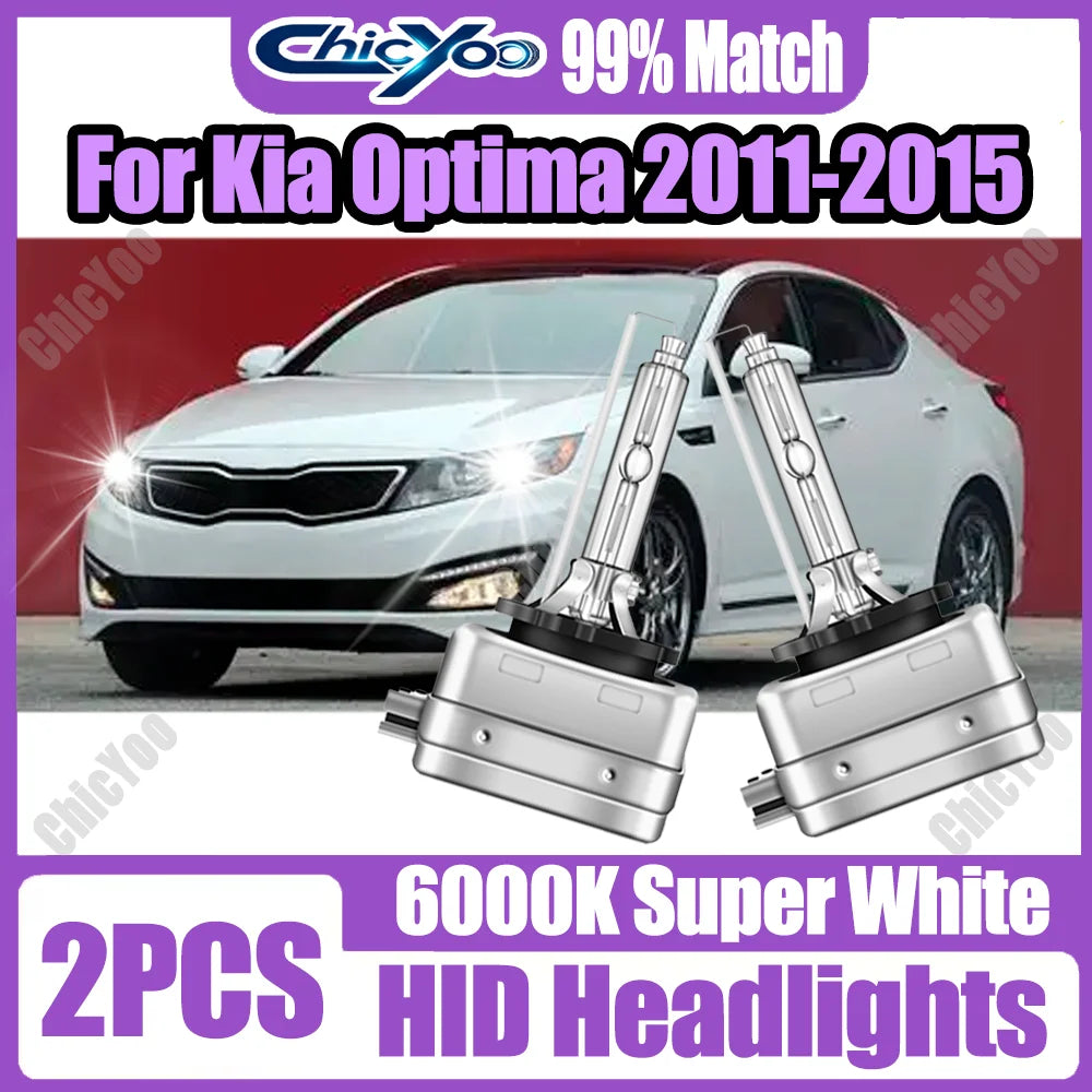 20000LM 35W D1S HID Xenon Headlamp Bulbs Canbus Car Front Lights LED Headlights 12V For Ki