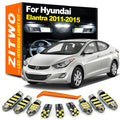 ZITWO 10Pcs LED Interior Dome Reading Map Light License Plate Bulb Kit For Hyund for Hyundai MK5 - Canbus LED Car Light