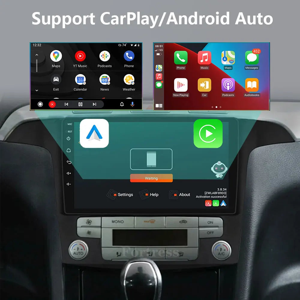 Android 16 Car Radio For Ford S-MAX S MAX 2006-2015 Multimedia Navigation GPS Stereo Head