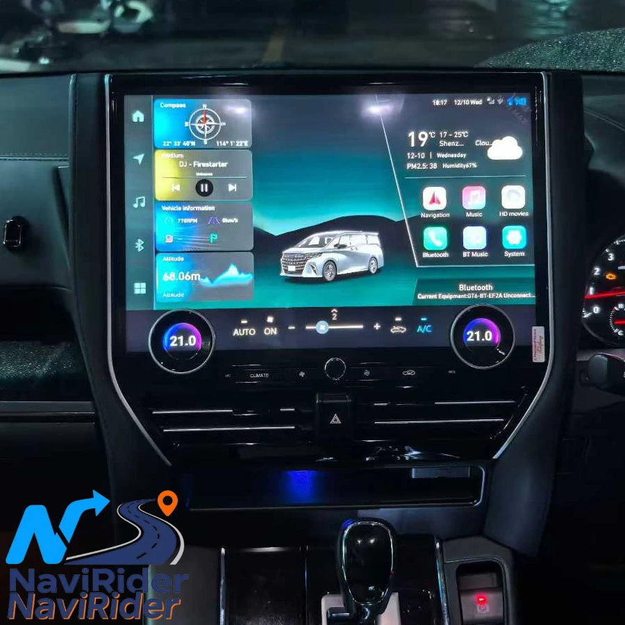 For Toyota Alphard Vellfire 30 Series A30 2015-2023 Upgraded Alphard 40 Series A40 CarPlay | AUTOKITSHOP
