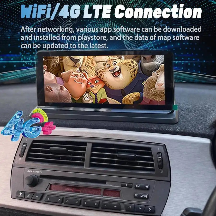 For BMW Z4 E85 E89 2002-2009 10.25" Android Car Auto Multimedia GPS Navi Video Player Qled