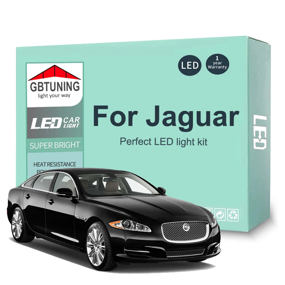 LED Interior Light Kit for Jaguar XF XFR XJ XJ6 XJ8 XJ12 XJR XJL XK XK8 XKR X150 X250 X350 X351 S-Type X-Type X204 X2...