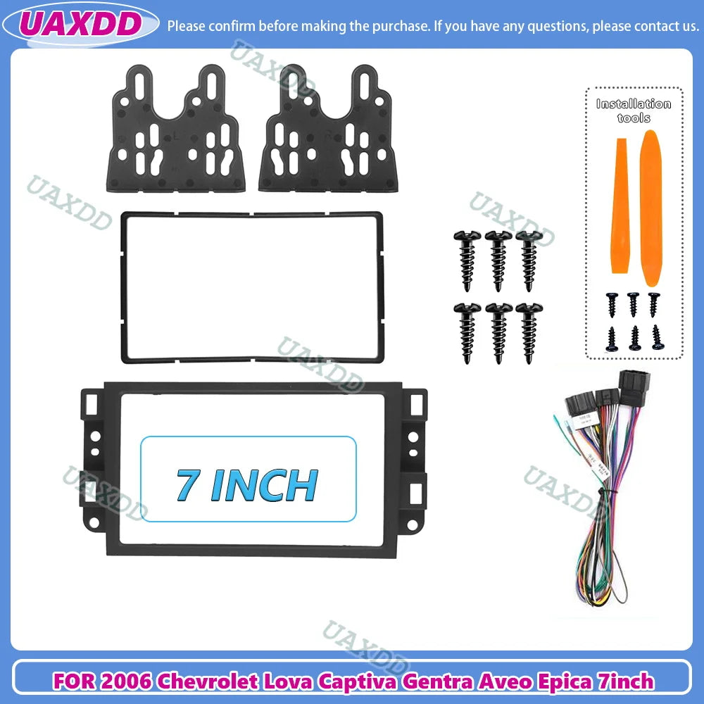 Cadre tableau bord pour FOR 2006 Chevrolet Aveo Lova Captiva Gentra Epica 7inch lecteur DV