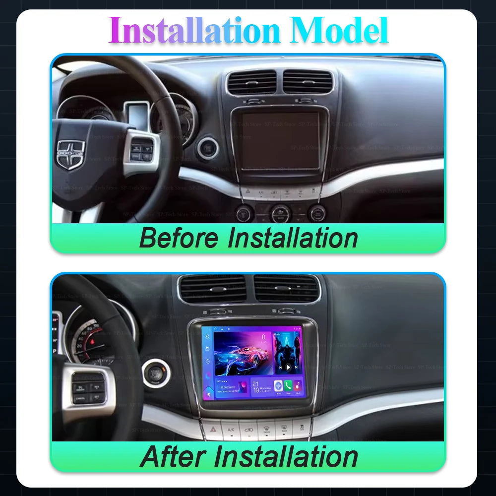 Android 16 Carplay Auto Wifi+5g For Dodge Journey Fiat Leap Freemont 2011 - 2020 Car Radio | AUTOKITSHOP