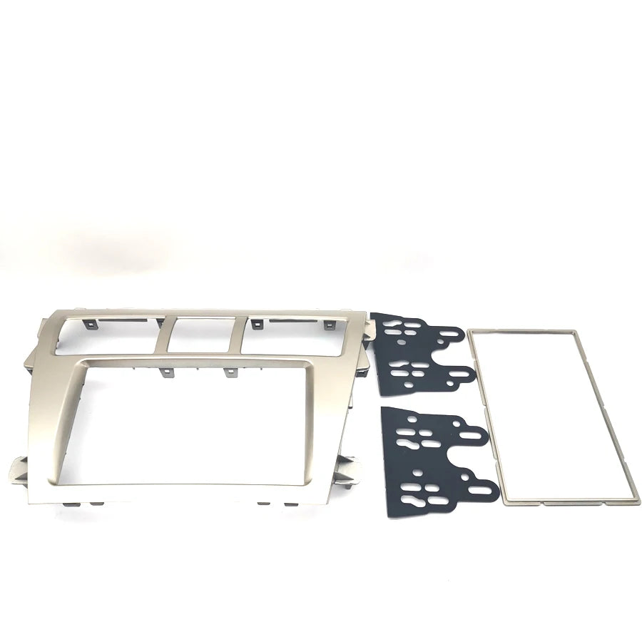 2Din Car CD/DVD Frame Facia Panel Trim for Toyota Vios Yaris Sedan 2007-2012