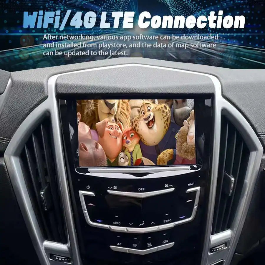 8inch Android Multimedia Player For Cadillac ATS ATS-L XTS SRX XT5 CTS Escalade 2013-2018