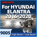 KINGSOFE 2PCS 30000LM Led Headlight 9005 Auto Lamp 180W Car Light For HYUNDAI ELANTRA 2016