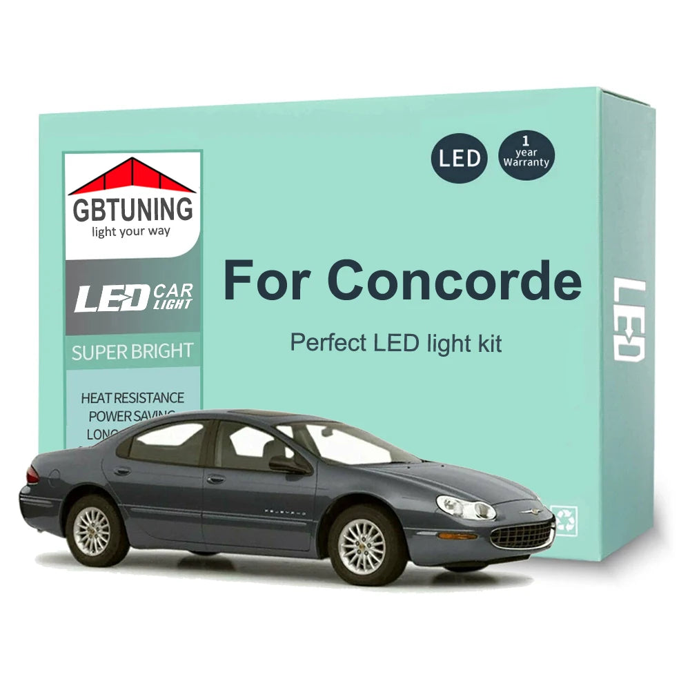 17-Piece LED Interior Light Kit for Chrysler Concorde - Canbus Error-Free Bulbs | AUTOKITSHOP