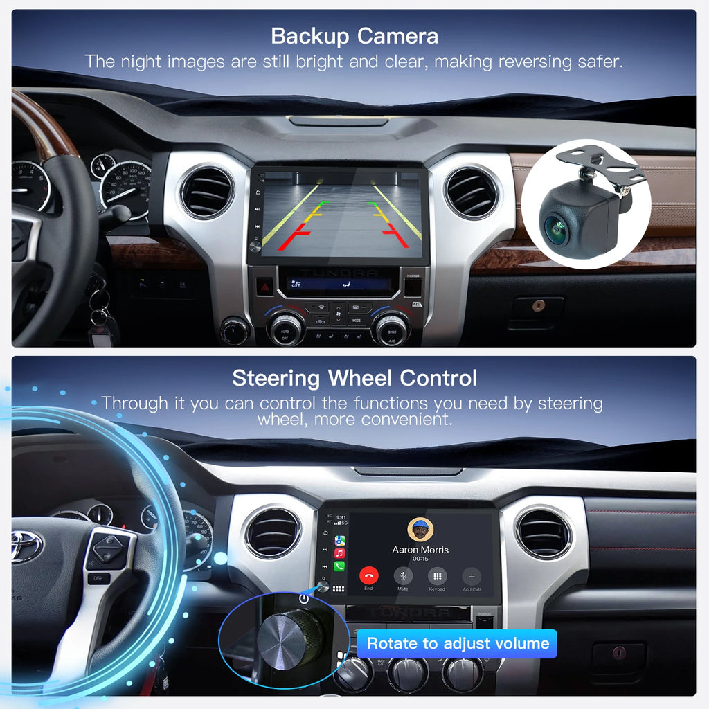 Carabc 10.2''Android 13 Car Stereo Wireless CarPlay Android Auto Car Radio Screen Upgrade