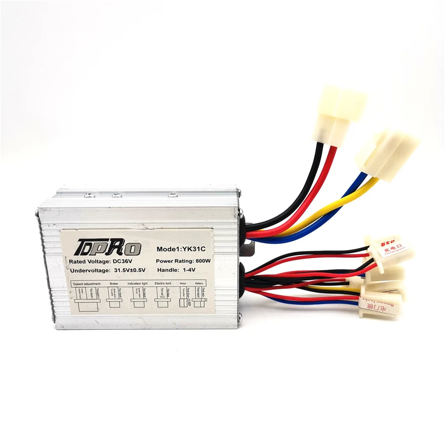36V/800W Electric Bicycle Brush Motor Speed Controller Box For ATV Go Kart Quad