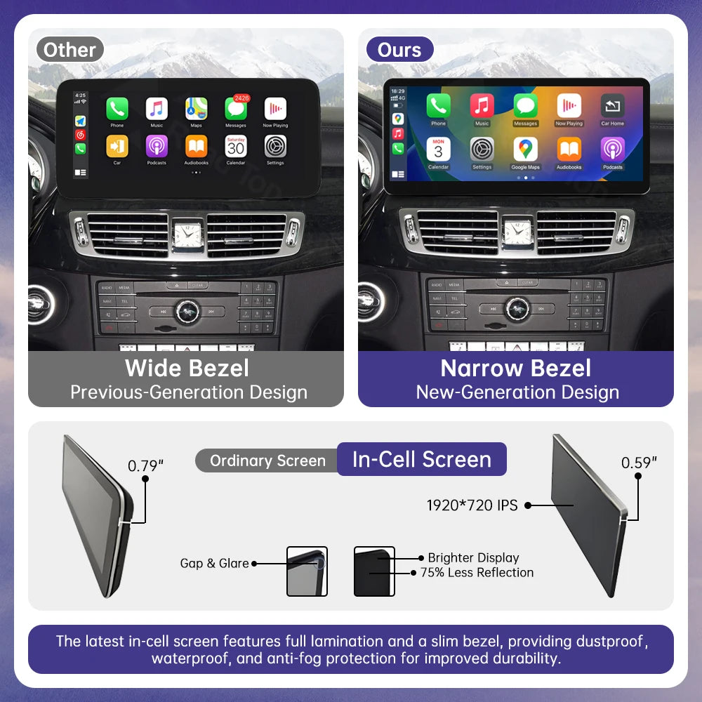 EU Android Auto Wireless CarPlay Linux Car Multimedia Touch Screen Radio for Mercedes Benz | AUTOKITSHOP
