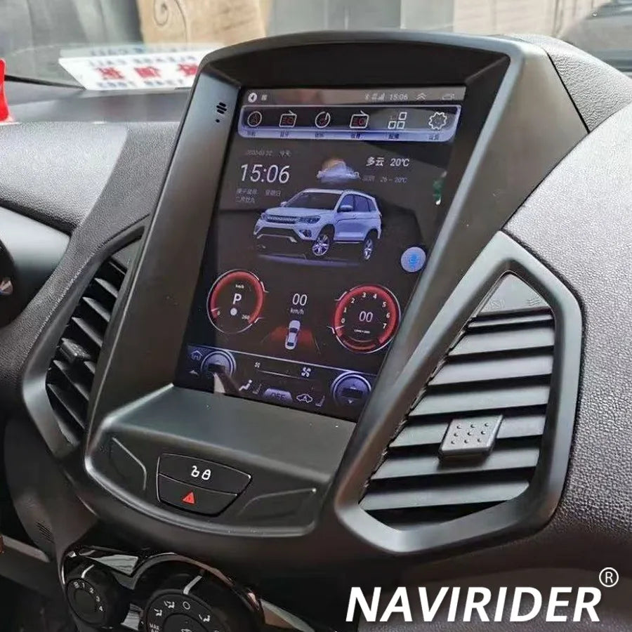 10.4inch Screen Car Radio For Ford EcoSport 2013-2018 Yibo Android 15 Multimedia Video Pla | AUTOKITSHOP