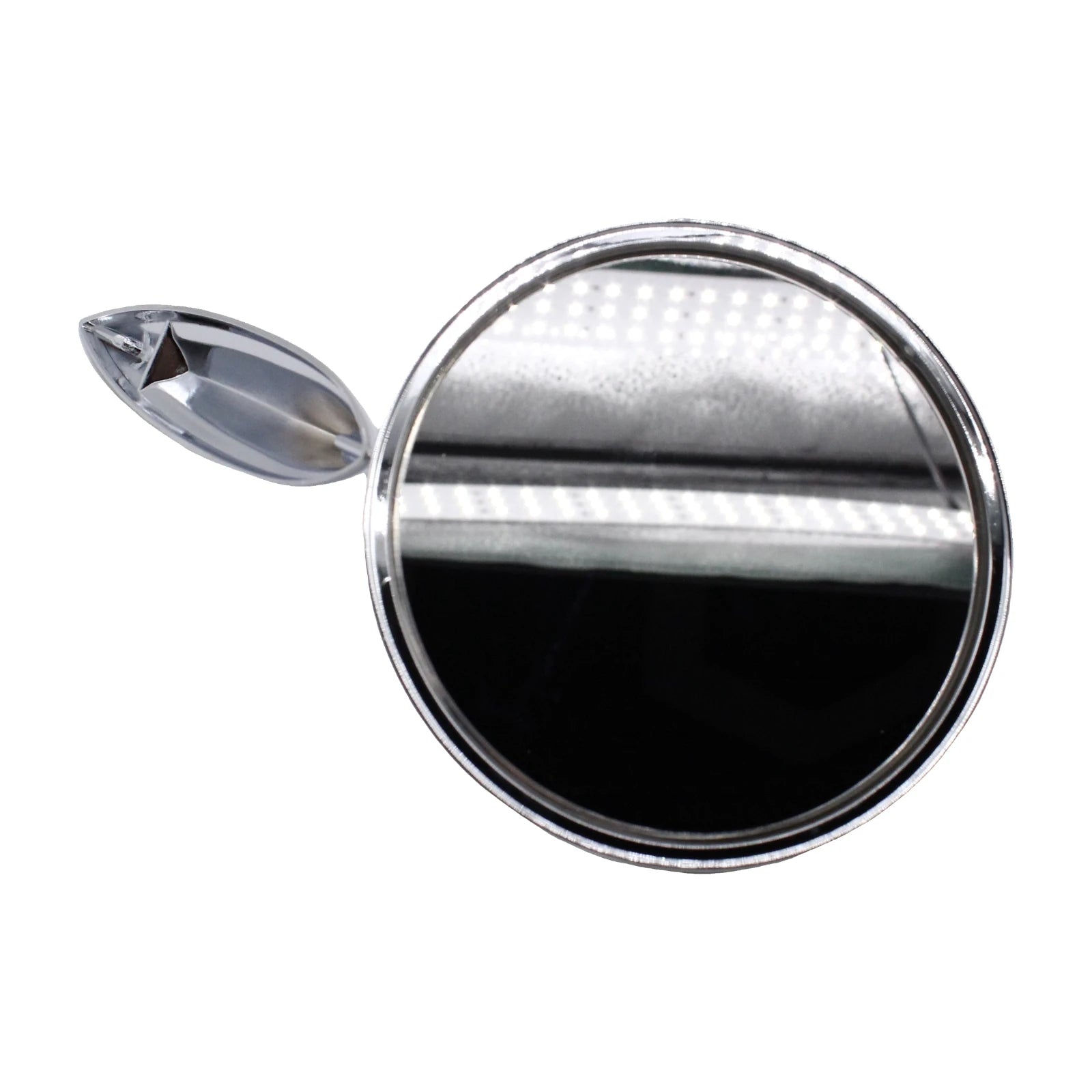 Round Outside Rearview Mirrors Ribbed Base 654394765672 LSOT001391 For Chevrolet Chevelle