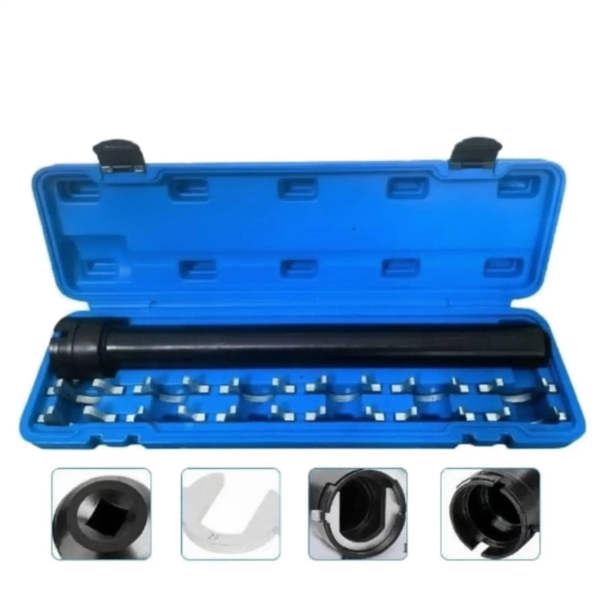 Steering Rod Wrench Set 12-Piece Tie Rod Removal Set Extended-Reach for DIYers - Automotive LED Light