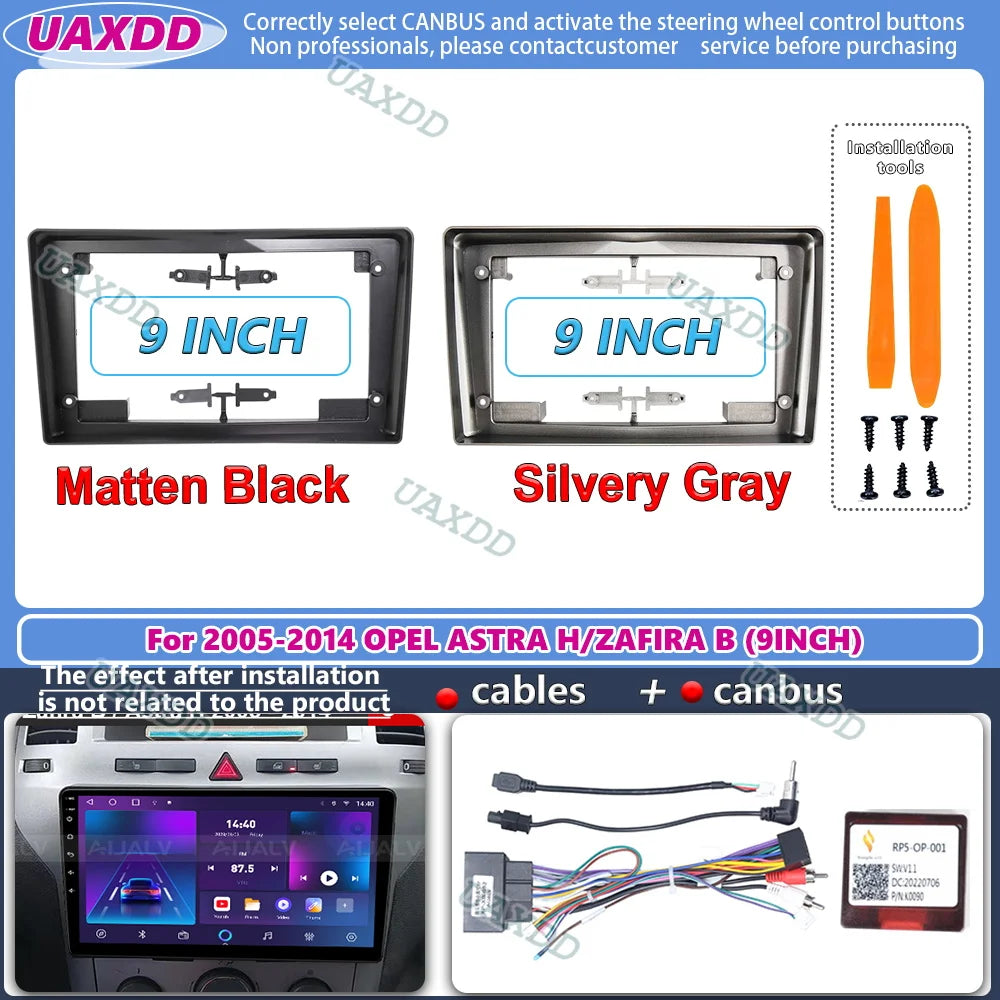 Auto Fascia Telaio Adattatore Canbus Box Android Radio Dash Montaggio Pannello Kit Per FOR