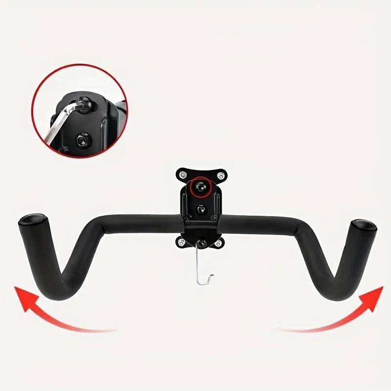 1PC Wall Beam Stretchable Stand MTB Hanging Holder Room Wall Mounted Bicycle Rack 360 Degree Rot - Automotive LED Light
