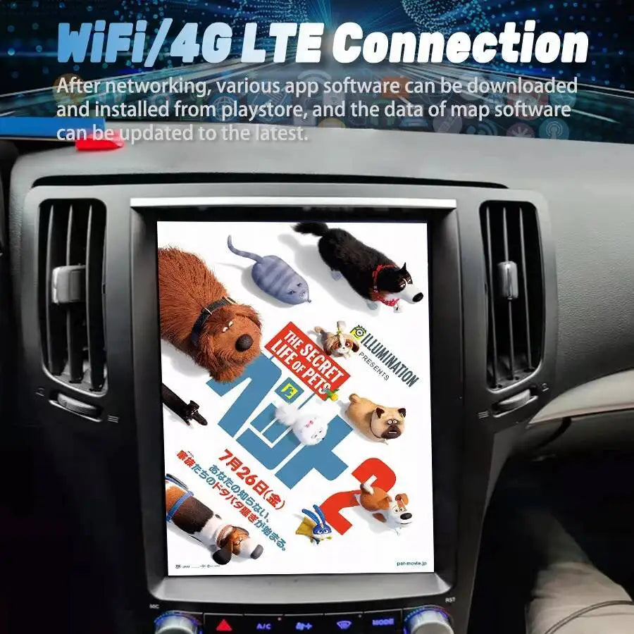 12.1" Android15 Ips Screen Car Radio For Infiniti G25 G35 G37 Q60S 2007-2015 Wireless Carp | AUTOKITSHOP