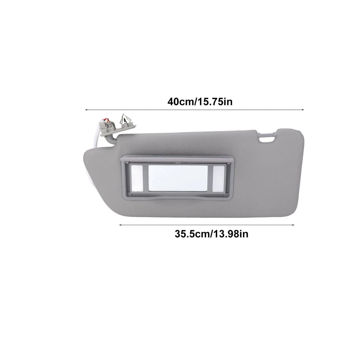Car Sun Visor 8163EG ABS Interior Sunshade Sun Exposure Wear Resistant Replacement for Peugeot 2 - Automotive LED Light