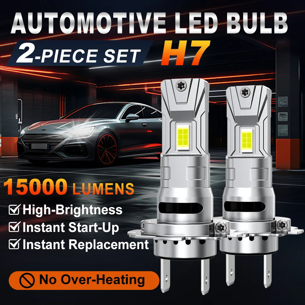 H7 H4 LED Headlight 1:1 Mini Size Car Headlight H11 9005 HB3 9006 HB4 LED Bulbs Auto Lamp