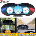 AD Car HUD GPS OBD2 P5 Speedometer Speed Head Up Display Inclinometer Digital Over Speed Alarm F - Automotive LED Light