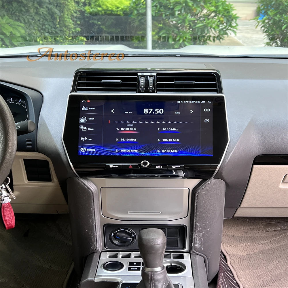 Qualcomm Android 13 For TOYOTA Land Cruiser Prado 150 2018-2023 Tesla Style Car Multimedia