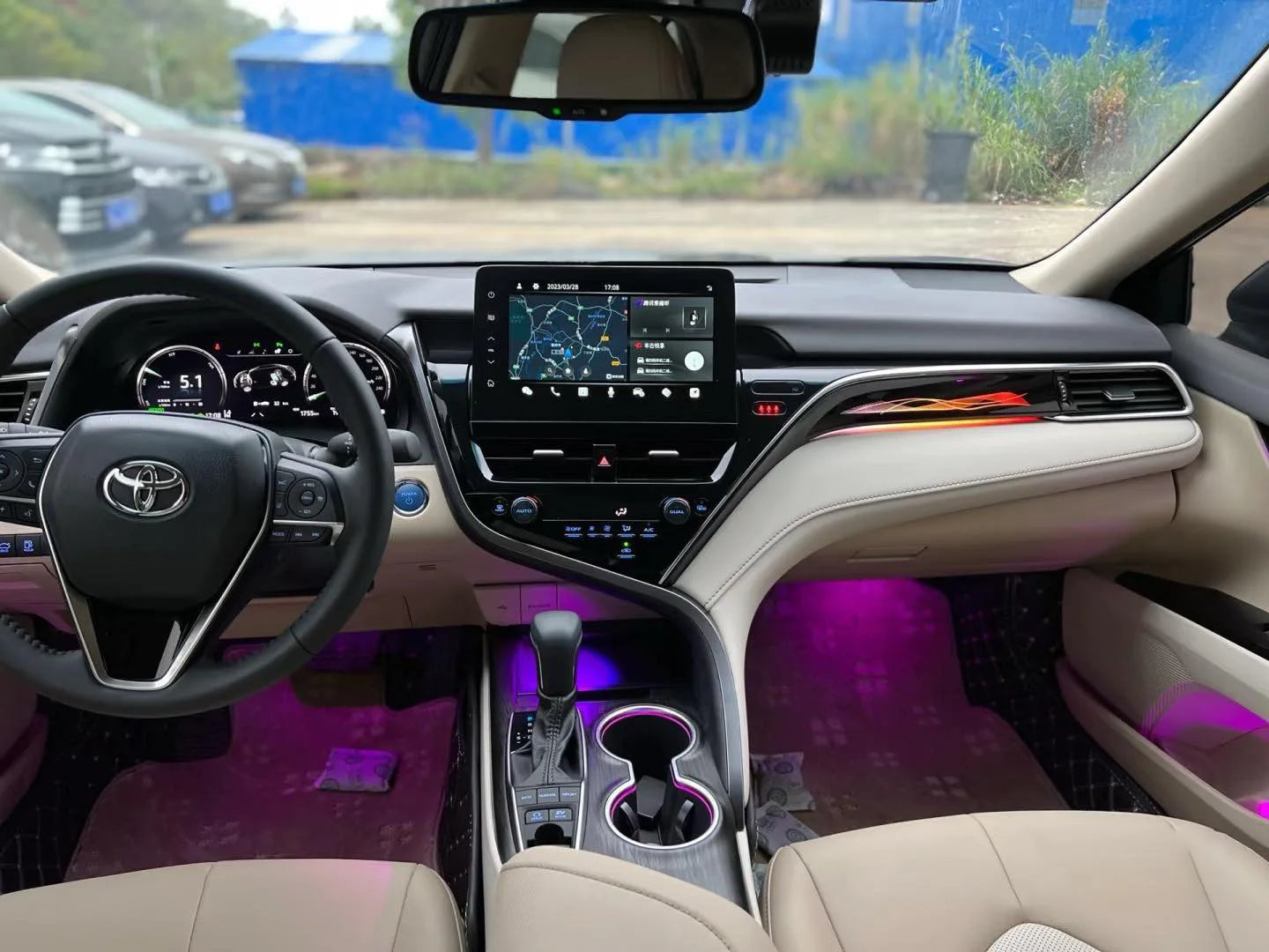 RGB - Ambient Light - for Toyota Camry 2018-2023 - App Control - Car Interior Lighting | AUTOKITSHOP