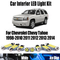 LED Interior Light Kit for Chevrolet Chevy Tahoe 1998- 2011 - Canbus Dome Map Door Trunk Bulbs | AUTOKITSHOP
