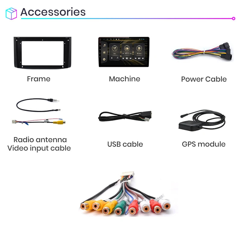 4G+64G Android10.0 For Chevrolet AVEO T250 2006 - 2012 car radio 2 din android Auto Multim