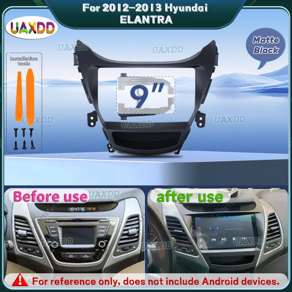 For 2012-2020 Hyundai ELANTRA 9INCH 2020-2021 10.1INCH Car DVD MP5 Radio Android Frame Vid
