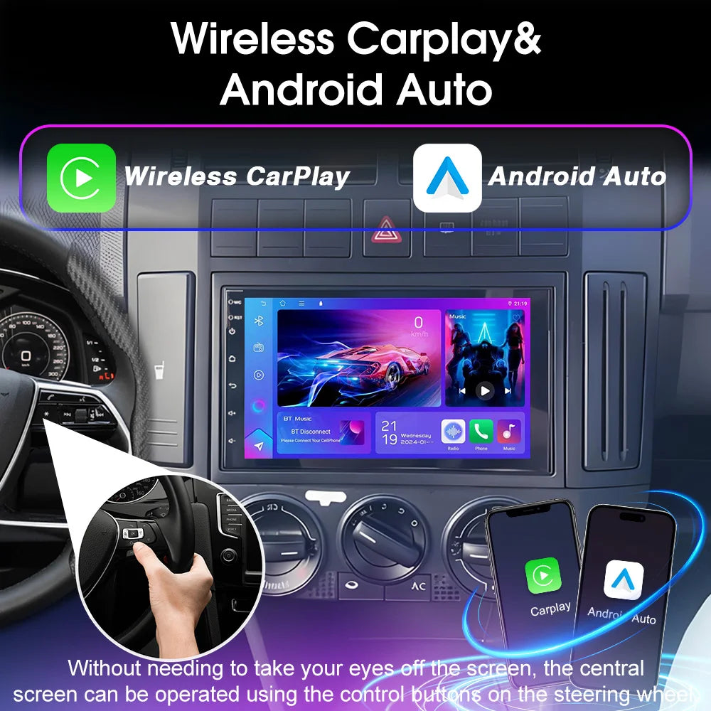 7" Car Radio For VW Polo MK4 2001 2002 2003 2004- 2009 Android 16 Multimedia Video Player  | AUTOKITSHOP