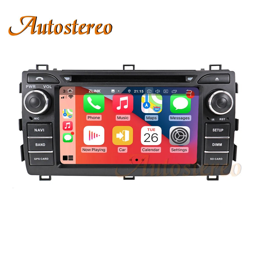 Android 14 Wireless Carplay For Toyota Auris 2013-2015 Auto Stereo Multimedia Player Car G