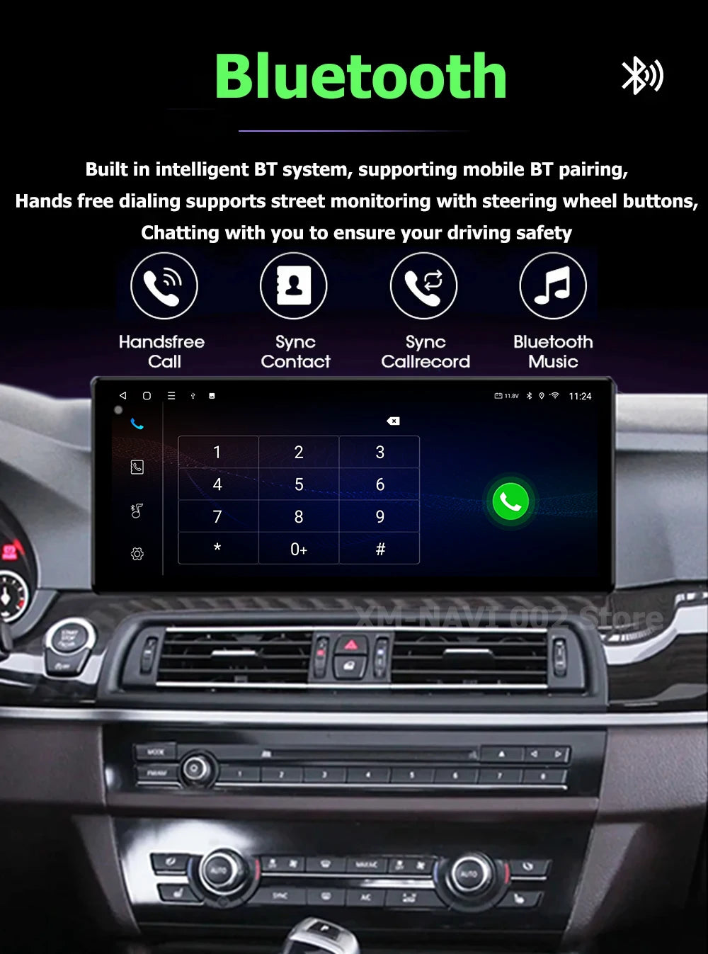 For BMW X5 E70 X6 E71 2008-2013 CCC CIC Android 16 Car Auto Multimedia Stereo Android Auto