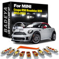 LED Interior Indoor Footwell Door Light Kit Car Bulb Accessories For Mini R58 Coupe R59 Ro
