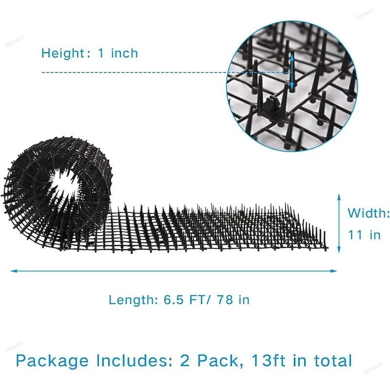 Scat Mat for Cats with Spikes Pet Repellent Pad Dog Digging Deterrent for Indoor Sofa Outdoor Ga - Automotive LED Light