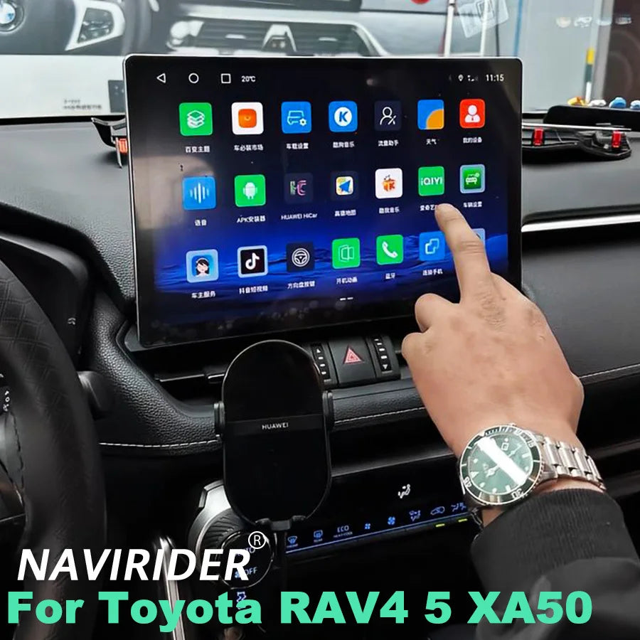 13.3" Android 15 Carplay Auto For Toyota RAV4 5 XA50 2018 - 2020 2021 2023 Multimedia Carp