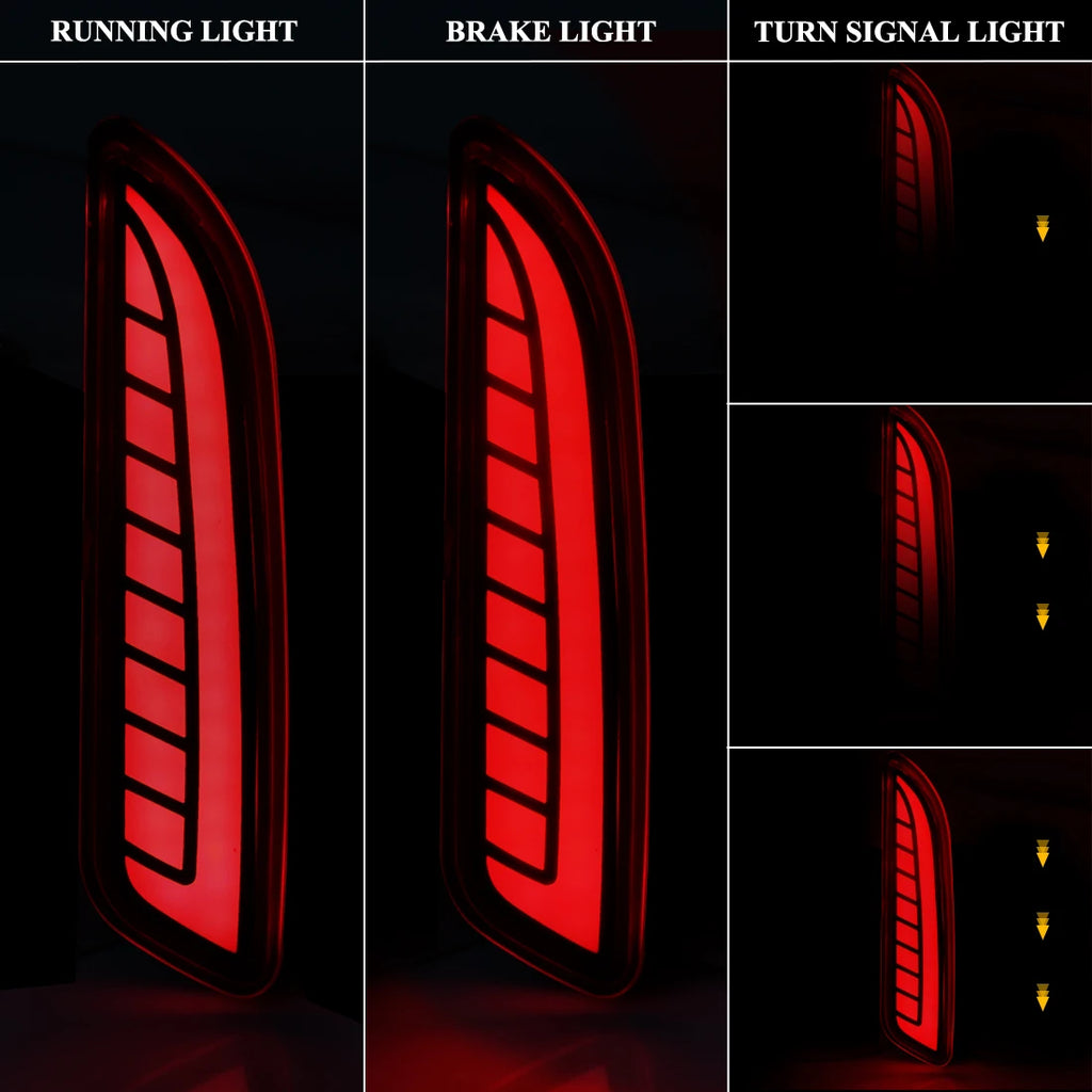 LED Rear Bumper Reflector Light For Toyota Corolla Cross 2020 2021 Car Strop Brake Warning | AUTOKITSHOP